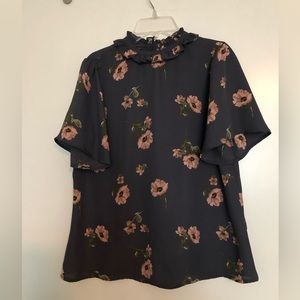 June & Hudson floral blouse